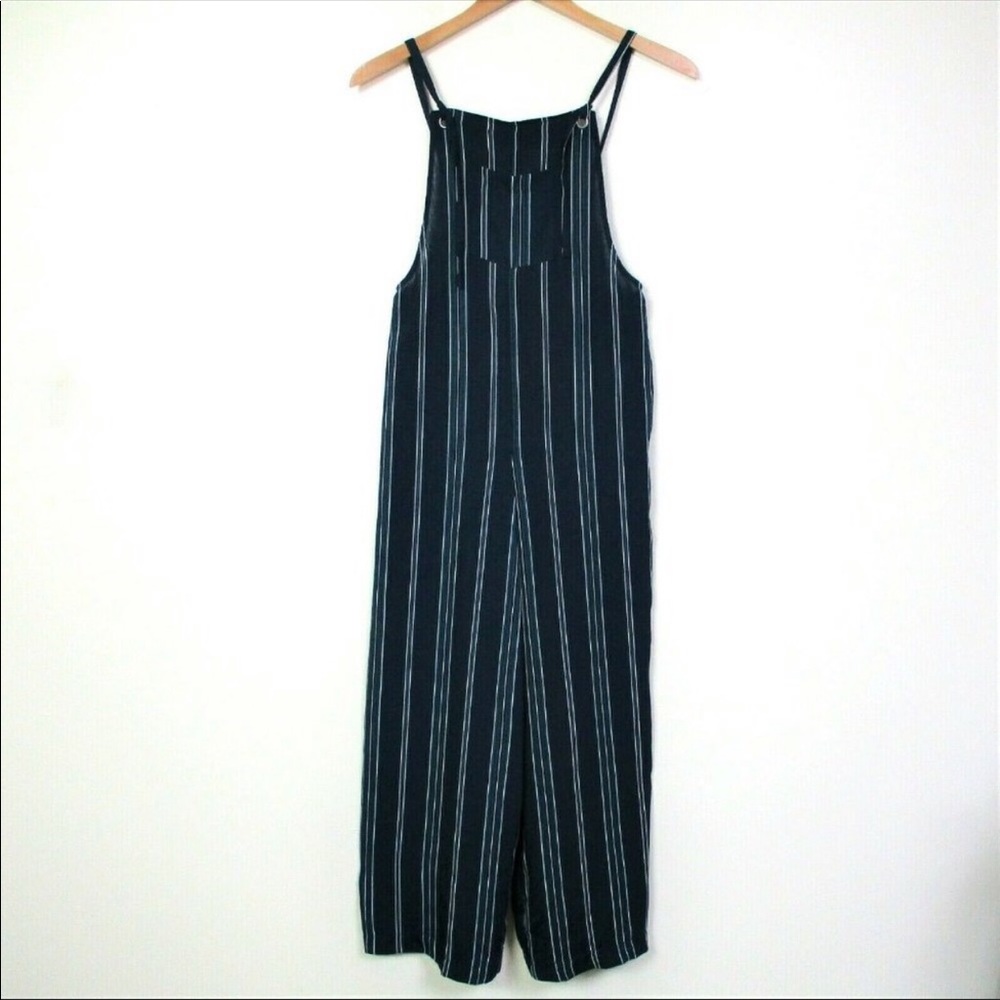 Striped Navy Blue Romper